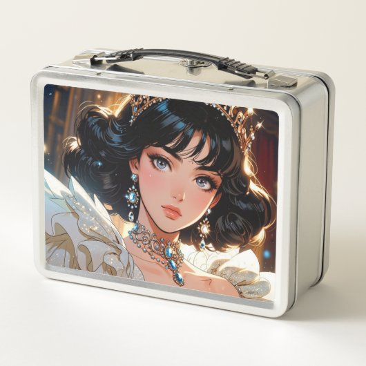 Elegante metalen lunchbox (Achterkant)