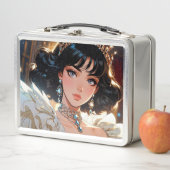 Elegante metalen lunchbox (In situ)