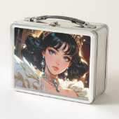 Elegante metalen lunchbox (Voorkant)