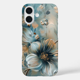 Elegante Midnight Floral iPhone Case