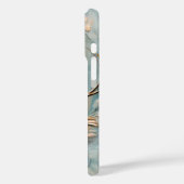 Elegante Midnight Floral iPhone Case (Achterkant / Links)