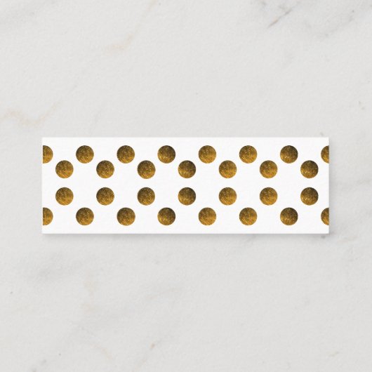 Elégante Mini Carte Matte Standard Art Moderne (Dos)