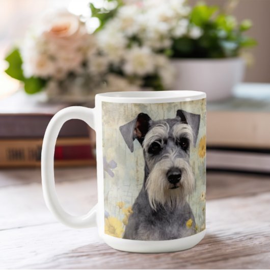Elegante Mini Schnauzer Koffiemok