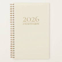 Elegante Minimaal Planner 2025 | Een Jaar om te Gr