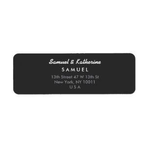 Elegante Minimaal Zakelijk Branding Etiket