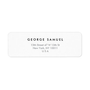 Elegante Minimaal Zakelijk Branding Etiket