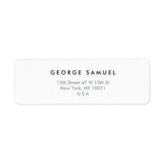 Elegante Minimaal Zakelijk Branding Etiket