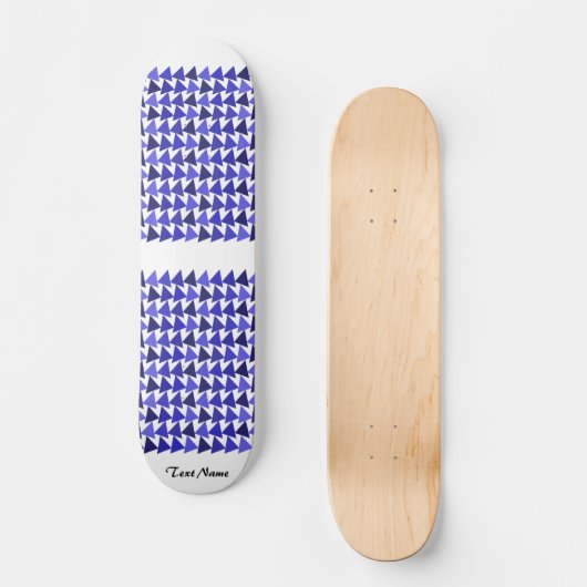 Elegante Minimal Simple Geometric Gradient DIY naa Skateboard (Voorkant)