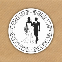Elegante minimale typografie bruiloft paar grens