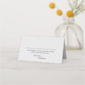 Elegante minimalist met rode accenten bruiloft (Voorkant)