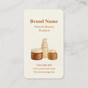 Elegante Minimalistische Beautyproducten Visitekaa Visitekaartje