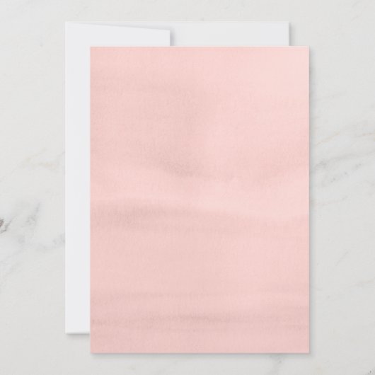 Elegante minimalistische Boho bloemenbruiloft uitn Kaart (Achterkant)