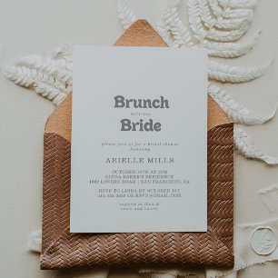 Elegante Minimalistische Brunch met de Bruidsshowe Kaart