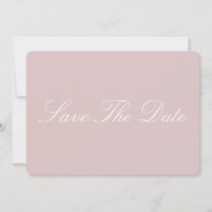 Elegante Minimalistische Donkere Save the date