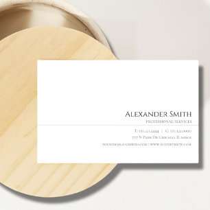 Elegante minimalistische effen moderne professiona visitekaartje