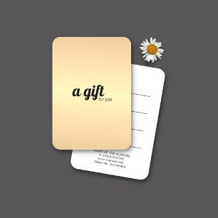 Elegante minimalistische faux goud zwart wit