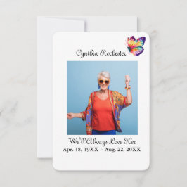 Elegante minimalistische foto zwart wit gebed Kaar Bedankkaart