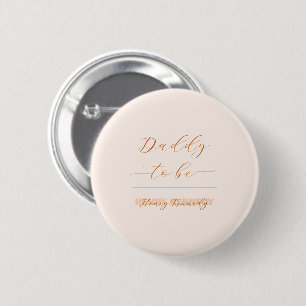 Elegante Minimalistische Geslachtsneutrale Aanstaa Ronde Button 5,7 Cm