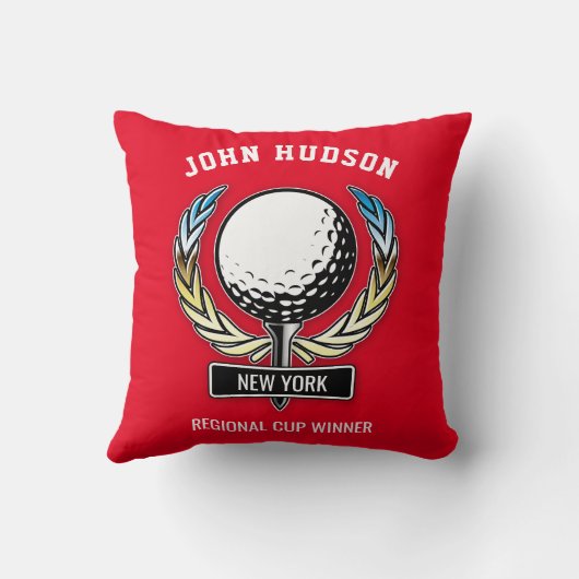 Elegante Minimalistische Golf Design Kussen (Achterkant)