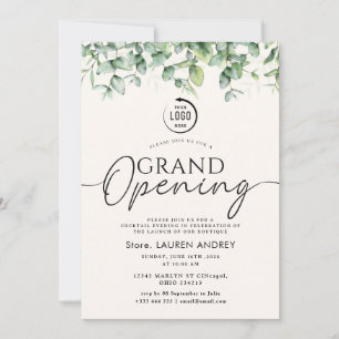 Elegante Minimalistische Grand Opening Uitnodiging