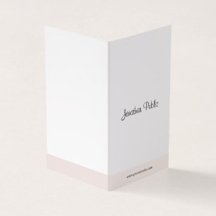 Elegante minimalistische handgeschreven script pro visitekaartjes