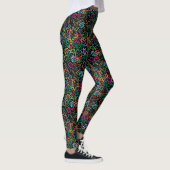 Elegante Minimalistische Kleur van Levensontwerp Leggings (Rechts)