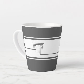 Elegante Minimalistische Latte Mok