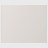 Elegante Minimalistische Licht Crème Beige Effen K Cadeaupapier (Vlak)