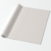 Elegante Minimalistische Licht Crème Beige Effen K Cadeaupapier (Uitgerold)