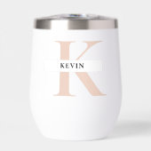 Elegante minimalistische monogram naam (Voorkant)