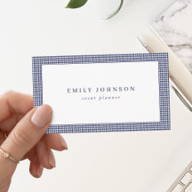 Elegante Minimalistische Navy Blauwe Hondsdroogsti