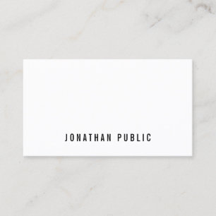 Elegante minimalistische schone professionele mode visitekaartje