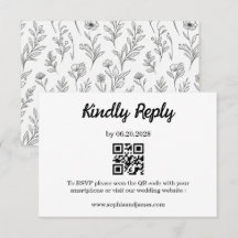 Elegante Minimalistische Script Combo Traditioneel