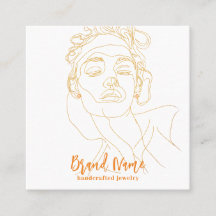 Elegante minimalistische tekening oorbel display (