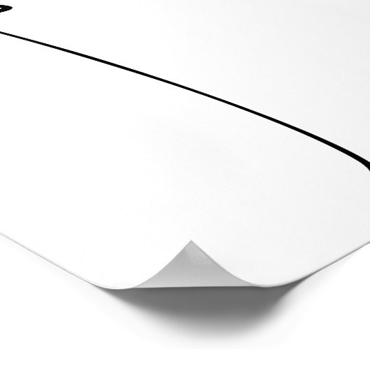 Elegante minimalistische welkom bruiloft kalligraf poster (Hoek)