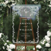 Elegante Minimalistische WELKOM Trouw Acryl Bord