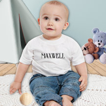 Elegante Minimalistische Zwarte Familiennaam