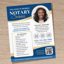 Elegante mobiele notarisdienst Logo QR-code Navy