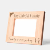 Elegante moderne aangepaste familienaam, liefde en gegraveerde lijstjes (Links)