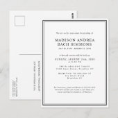 Elegante moderne begrafenisdienst viering van het  briefkaart (Voorkant / Achterkant)