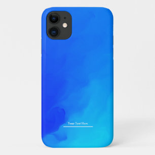 Elegante Moderne Blauwe Persoonlijke Sjabloon iPhone 11 Hoesje