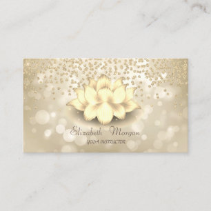 Elegante moderne bokeh, gouden diamanten visitekaartje