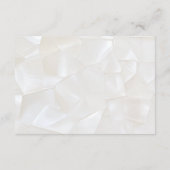 Elegante moderne bruiloft details informatiekaartje (Achterkant)