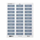 Elegante moderne chic eigentijdse script, koppels etiket (Full Sheet)