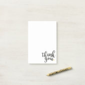 Elegante moderne dank je goud hart van liefde post-it® notes (Op bureau)