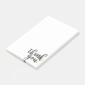 Elegante moderne dank je goud hart van liefde post-it® notes (Schuin)