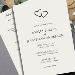 Elegante moderne eenvoudige elementen All-in-One b Kaart