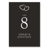 Elegante moderne eenvoudige elementen bruiloft kaart (Voorkant)