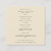 Elegante Moderne Foto Aangepaste QR Code Behuizing Informatiekaartje (Voorkant)