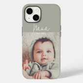 Elegante moderne foto Nana iPhone Case (Achterkant)